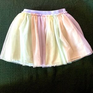 ☀️ 5 for 25 ☀️ Rainbow 🌈 Glitter Skirt Size 6